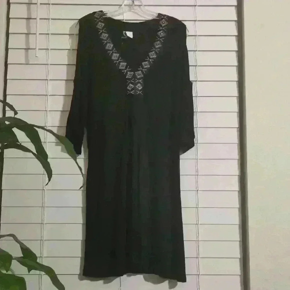 NEW Derictions Dress Size: M Solid Black - Picture 1 of 3